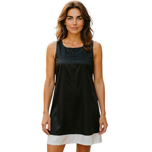 White House Black Market 100% Silk Dress Sleeveless Shift Lined Size 6 NWT WHBM